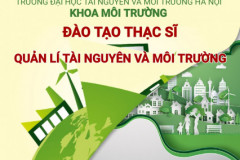Bản mô tả CTĐT Thạc sĩ chuyên ngành Quản lý tài nguyên và môi trường áp dụng từ khóa tuyển sinh năm 2022